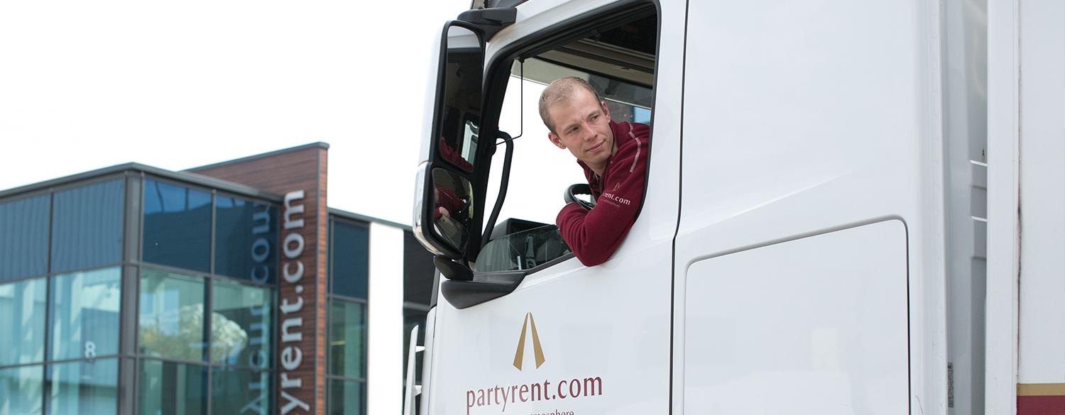  Party Rent sucht Kraftfahrer CE im Nahverkehr (m/w)
