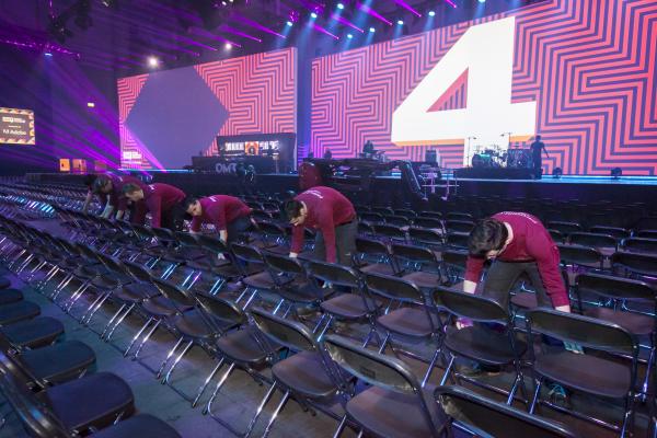 Aushilfe in der Eventlogistik